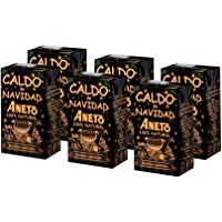 Aneto 100% Natural - Caldo de Navidad - caja de 6 unidades de 1 litro